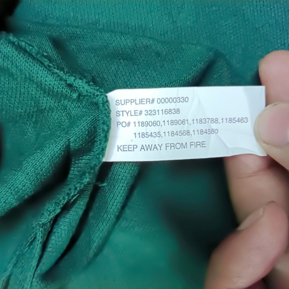 Polo ralph lauren tshirt green logo red size L - Picture 9 of 11